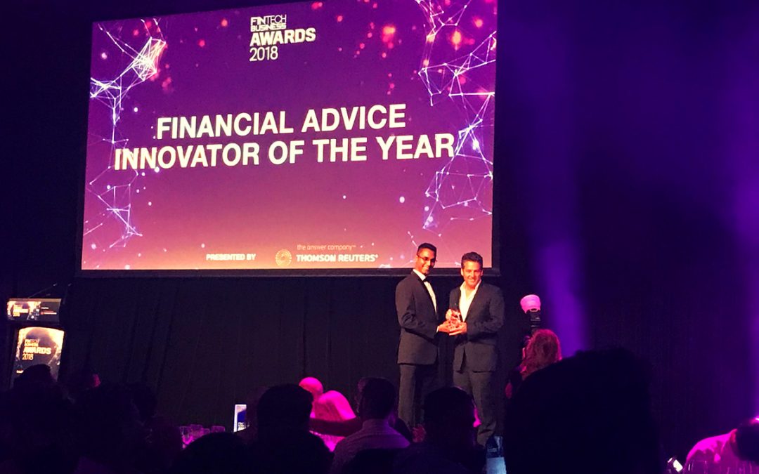 Winner! Financial Advice Innovator of the Year 